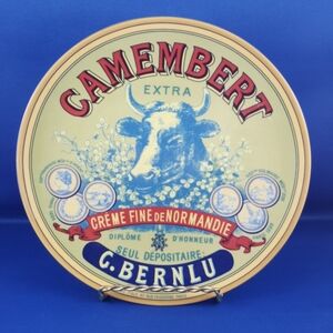 Vintage BIA Cordon Bleu FROMAGE Camembert Extra Salad/Dessert Plate, 8 inch